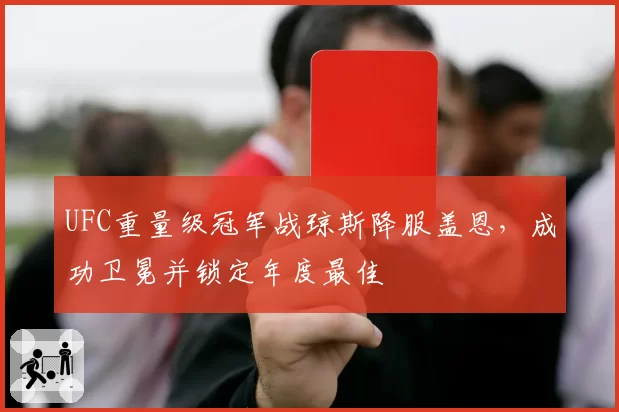 UFC重量级冠军战琼斯降服盖恩,成功卫冕并锁定年度最佳